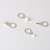 OT1-4冷压端子1.5 2.5-3 5 6 8 10 圆型裸铜线鼻子焊口接线耳 OT2.5-4 100个 2.5平分线-4MM孔