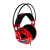 赛睿steelseries/ 西伯利亚100/V1 7.1声道头戴电脑游戏耳机耳麦 盒装99新红色无麦克风 套餐一