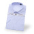 中神盾 D8628 男式长袖衬衫修身韩版职业商务白领条纹衬衣 白底蓝竖条 (1-9件价格) 45码