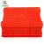 加厚塑料物流周转箱 零件盒 物料箱 分类筐 工具箱 储物箱 收纳 红色 A5480*355*170MM