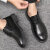 红蜻蜓2024皮鞋男士春季新款商务正装软皮软底休闲鞋黑色防滑结婚新郎鞋 黑色 42 标准码