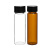 工百利  透明玻璃螺口瓶 实验室留样品瓶 试剂瓶 储存菌种瓶 种子小玻璃瓶 5ml棕色100只（18*40mm） 