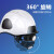 勇固中国建筑安全帽工地国标施工工程头盔abs白色透气定制logo印字 新款红色（可改印刷内容）