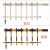 通用道闸栅栏杆华智联安快威捷红门捷顺百胜道闸栅栏二三栏四方栏 捷顺栅栏黄黑白金白红3米内