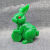 工匠时光玉兔摆件生肖兔子绿招财一对创意装饰品结婚礼品小白兔 大号福兔一对（白色）