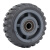 奔新农风火轮聚氨酯脚轮 耐磨轻音重型工业轮子 5寸(2转向+2定向) 灰色