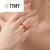 TYMY南红戒指女转运珠樱桃红国风新中式本命年手饰品 M5.5-5.CM厘米