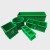 三联试块模具70.7砂浆100水泥150抗压混凝土砼抗渗盒塑料 70.7*70.7*70.7绿色ABS加厚