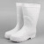 EVA白色食品卫生靴加绒食堂厨房工厂专用雨靴防滑耐油高筒棉水鞋 常规款：白色EVA高帮（不加棉） 37
