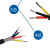 特软硅胶线2/3/4芯耐高温护套电源电缆线0.3/0.5/1/1.5/2.5/4平方 3*1.5+1