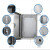 304室内不锈钢配电箱明装基业箱电气控制柜电控箱防水控制箱订做 挂墙500*600*250304材质