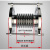 第鑫304不锈钢法兰式波纹补偿器金属蒸汽软管膨胀节工业衬氟伸缩 DN40(碳钢法兰4孔中心距110)