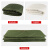 骑先锋热熔棉褥子宿舍整理内务用品垫被 单人硬质棉床垫绿色0.9*1.9m