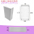 遄运防水接线盒F型ABS塑料防水盒户外室外监控电源盒端子盒密封带耳 粉红色 200*120*56