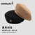 BANDICOOT帽子冬季女贝雷帽新款日系简约英伦复古画家帽时尚显脸小八角帽男 金色D标米色 M(56-58cm)