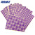 海斯迪克 HKW-259 彩色不干胶圆点标签贴纸 圆形铜版色标分类记号贴纸 10mm紫色（2475贴）