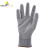 代尔塔201705手套 PU涂层精细机械操作掌背透气加厚工地耐磨工业劳保防护手套 灰色 6