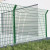 硬塑双边丝护栏网框架网工业丝栏栅栏室外围栏定制 丝粗3.5MMX1.8米高X3米长一套(一网一柱)