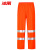 冰禹 雨衣雨裤套装 反光雨衣 加厚牛津布防暴雨水 可定logo 荧光橙2XL BK-72