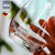 肖特圣维莎（SCHOTT ZWIESEL） 德国进口 无铅水晶玻璃水杯套装 茶杯果汁杯 热水开水杯套装 水滴385ml8件套(6杯1架1盘)