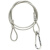 定制适用不锈钢保险链钢丝绳黑色保险绳舞台灯钩保险绳灯光配件安 4.0mm不锈钢