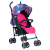好孩子（gb）婴儿推车超轻便携可坐冬夏两用折叠宝宝可坐可躺可折叠伞车D400-H 蓝色