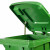 富都华创 垃圾桶绿色70L大号脚踏式带轮塑料脚踩分类厨房带盖垃圾箱户外清洁 FDHC-LJT-01