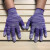 pu涂指手套劳保耐磨工作黑色女士打包防滑劳动尼龙干活专用 紫色涂指12双 S