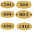赫思迪格 JG-1511 工业用门牌号 定制标识牌 房号牌 店铺数字贴 房间楼层指示牌 款式十
