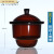 适用实验室棕色玻璃真空干燥器干燥皿防潮罐ml2102F2402F3002F350 变色硅胶