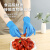 食品级耐用型一次性手套家务用厨房餐饮清洁洗碗防水橡胶乳胶 整箱E450耐用型(1000只) M