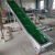 输送机折叠升降式绿色PVC刮板运输机挡板传送带输送机上料提升机 3米PVC绿色挡板500mm运输机 工业级电机