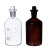 溶解氧瓶250/500/1000ml污水瓶 棕色 避光 玻璃污水瓶 带水封溶解 棕小口60ml(实心塞)