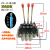 ZS-118系列多路阀换向阀液压分配器手动一至五联阀油缸液压阀单双 三联双向复位