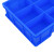 HUICAI零件盒加厚多隔塑料工具物料分类收纳盒01# 4格 353*197*90