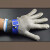 京度 不锈钢5级防切割耐磨屠宰园艺手部防护劳保钢丝手套(单只装) 银灰色 S