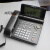 宝泰尔Q22商务办公来电显示电话机 白屏  温度 黑名单可摇头 银咖啡