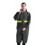 柯瑞柯林 BR1-105连体雨衣带帽反光加厚户外执勤徒步成人防雨服军绿色均码 1件装