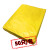 特大号黄色垃圾袋医疗用垃圾袋医院清洁商用环保塑料袋黄色无字款 90*100加厚黄色平口50只 [抽取 加厚