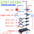 汇达铁架台实验室铁三环冷凝管夹三爪夹玻璃仪器固定全套60/70cm 蝴蝶夹塑料