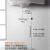 CLCEY墙排下水管面盆专用304不锈钢入墙式排水配件连接器去水隔气防臭 铜体 钢管-镀铬(圆柱隔气)A-027