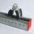 c型钢配件镀锌p型管卡管束 绝缘防震p型管卡 夹钢管固定卡 DN200(1个)