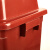 干湿分类垃圾桶大小号40升20L黑色户外可回收箱弹翻盖家商用餐饮 60升加厚桶-咖啡色无盖 湿垃圾