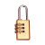 京梯 挂锁 密码锁 行李箱防盗锁黄铜密码挂锁 3轮密码（中号) 单位：把