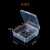 定制PP透明塑胶盒耐摔透明收纳盒五金工具配件盒方形盒小零件盒包装盒 S-509