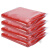 祥利恒商用彩色大号垃圾袋 分类袋 加厚塑料平口袋 红色(50个) 80*100cm