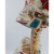 谋福 85CM软挂骨骼半身写色标数字（喷塑） 人体骨骼模型 （85cm标数字喷塑人体模型）