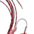 钢予工品 电工穿线器网线钢丝电线槽线管光纤引线拉线穿管器神器 红黑穿线器50米 一卷价