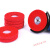 CLCEY纤维轮角向尼龙轮角磨机磨光片不锈钢专用拉丝轮100抛光轮打磨片 125型12P加强(红色纤维轮)80片 1