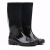 安赛瑞 高筒PVC塑胶雨鞋 鞋面材质  PVC 黑色  36-41码 9Z06925